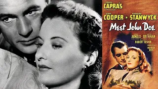 Meet John Doe (1941) Comedy - Gary Cooper, Barbara Stanwyck and Edward Arnold