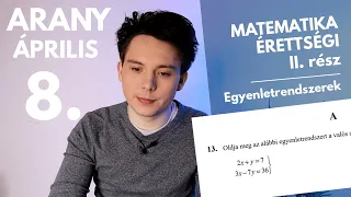 Egyenletrendszer | A matekérettségi második részének legkönnyebb feladatai 🎓