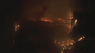 Massive fire in Hong Kong's 42-story skyscraper that was under construction