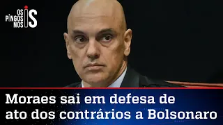 Alexandre de Moraes chama leitura de "carta pela democracia" de dia histórico