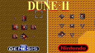 Dune II: The Battle for Arrakis [1992] Sega Genesis vs NES (Version Comparison)