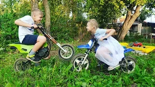 Нашли старый мотоцыкл заведется или нет! Found an old motorcycle is going to start or not!