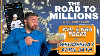 NBA and NHL Playoff Prop Picks and Predictions | Kings vs Oilers Props | The Road To Millions