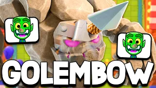 THIS NEW *GOLEM-XBOW* DECK IS INSANE 🤩 - Clash Royale