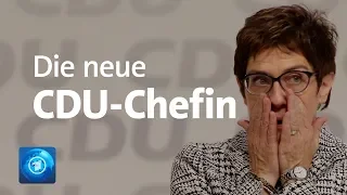 Kramp-Karrenbauer ist neue CDU-Chefin