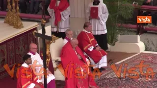 Domenica delle Palme, la Messa in piazza San Pietro con Papa Francesco