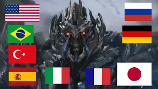 “I am Megatron” in different languages | Transformers