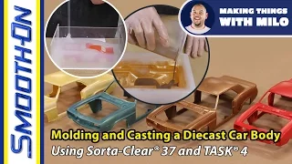 Mold Making Tutorial: How to Make a Silicone Squish Mold for Casting a Plastic Model Car Body