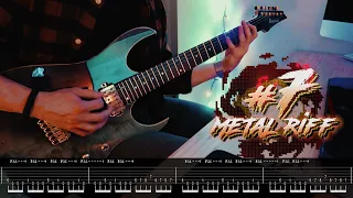 Top 10 Metal Rock Guitar Riffs + Tabs And Free Backing Track MP3 Download #guitar #guitarlesson