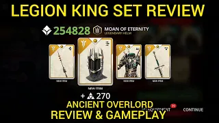 LEGION KING SET REVIEW|ANCIENT OVERLORD|SET REVIEW & GAMEPLAY|WHEEL OF HISTORY EVENT|SHADOW FIGHT 3