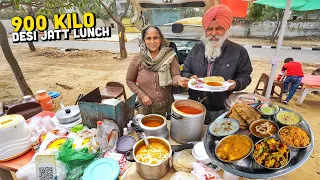 Sirf 40/- Rs 😍 Pind ka ORGANIC Street Food India | Desi Ghee Rajma Chawal, Chole Kulche, Dal Makhan