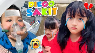 DIEGO MASUK RUMAHSAKIT, SEMUA SEDIH🥺😭 #viral #trending