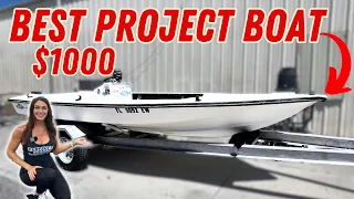 We Found The BEST Project Boat And YOU Can Too!!!
