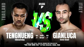 Match 6 Tengnueng Sitjesairoong VS Gianluca Costa Cesari - THAI FIGHT ROME ITALY