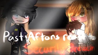 Past Aftons react to Security Breach trailer || fnaf ||