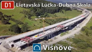 Construction of Slovak Highway D1 Lietavská Lúčka - Dubná Skala (August 2023)