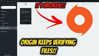 Origin Keeps Verifying Game Files (2022) - *Quick And Easy Fix* [Apex Legends Season 14]
