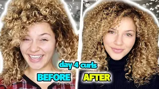 3 WAYS TO REFRESH YOUR CURLS IN THE MORNING WITHOUT WATER (winter routine)