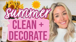 2024 SPRING INTO SUMMER CLEAN + DECORATE WITH ME! @BriannaK