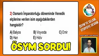 5) Osmanlı Devleti Yükselme Dönemi Soru Çözümü - KPSS Tarih 2024