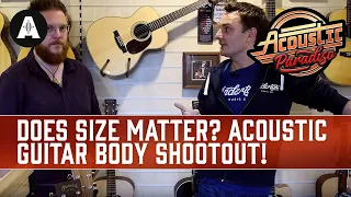 Does Size Matter? Acoustic Guitar Body Comparison!
