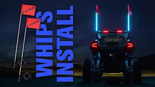 How To Install Tusk LED Lighted Whips on a UTV