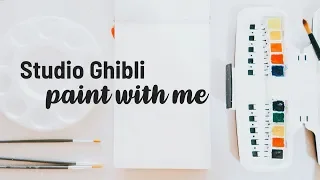 🌊 Painting a Studio Ghibli scene