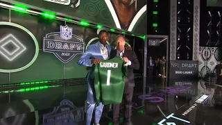 The New York Jets select Sauce Gardner #4 overall in the 2022 NFL Draft