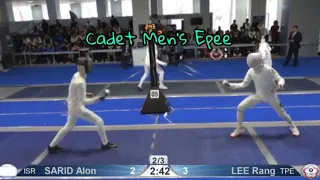 [T16] Alon Sarid 🇮🇱 v Lee Rang | T16 Junior & Cadet Fencing World Championship 2023 | Cadet MEI