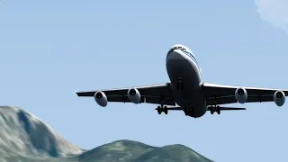 Departing out of Tivat, Serbia with an IL-86