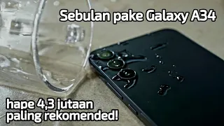 sebulan lebih pake Galaxy A34 5G, 4,3 jutaan paling recomended!