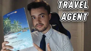 [ASMR] Travel Agent Roleplay (soft spoken triggers, writing, page turning, typing, phone tapping)
