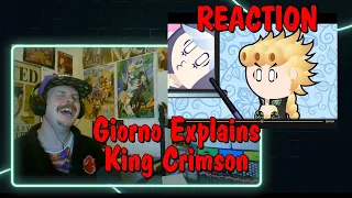Giorno Explains King Crimson REACTION