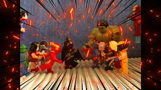 The Avengers vs The Justice League (LEGO Stop Motion)