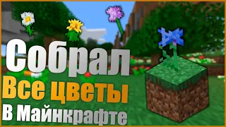 Как собрать все цветы в Minecraft