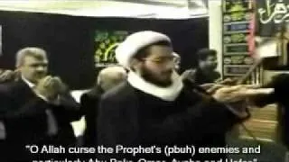 Shia scholar Yasir Al-Habib curses the companions and wives of the Prophet (pbuh) in his prayer.