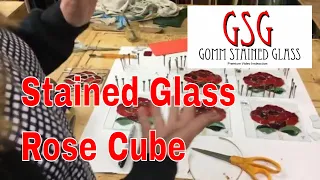 Making A Stained Glass Rose Cube V339