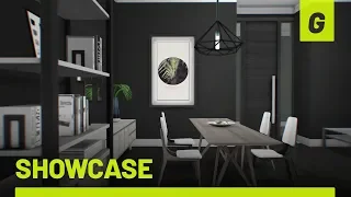 Modern Black Apartment | The Sims 4 Build Showcase & Cinematic Tour