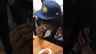 Indiana Pacers: Jarace Walker Tries St. Elmo’s Shrimp Cocktail For First Time | shorts