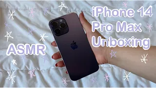 iPhone 14 Pro Max Deep Purple + Accessories Relaxing Unboxing | Leylove