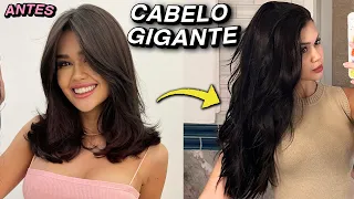 COMO MEU CABELO TÁ CRESCENDO TÃO RÁPIDO! Dicas, receitas e +