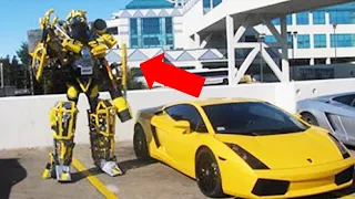 Real transforming cars in real life(Optimus prime)(TTI cars)(MADLAB cars) (Supercartube cars )🤖 car