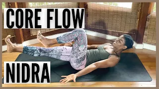 1 hour CORE YOGA POWER FLOW with Yoga Nidra | Yoga with Beth