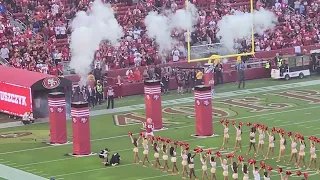 Monday Night Football, 2022 - 49ers enter the field
