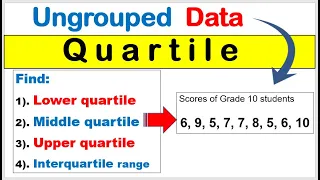 [Tagalog] How to calculate Quartile for ungrouped data #math10 #quartile #howtosolve #ungroupeddata