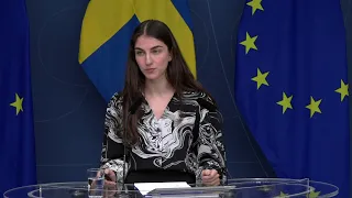 Romina Pourmokhtari bjuder in till pressträff