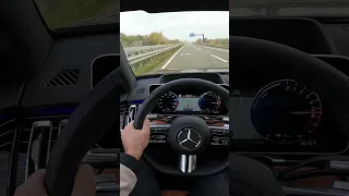 2023 Mercedes-Benz S580e Acceleration on Autobahn!