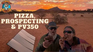 Pizza, prospecting and the Bluetti PV350 solar panel review