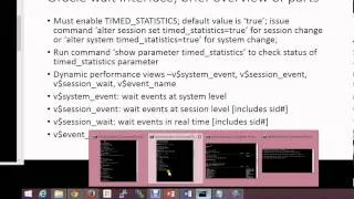 Oracle Sessions Monitoring and Tuning Fundamentals 2 of 4