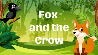 Fox and the Crow - Kids bedtime stories - Improve English with stories.